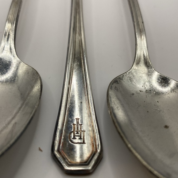 International Silver Co silver plated ice tea spoons set of 8 need polishing VTG - Picture 6 of 12